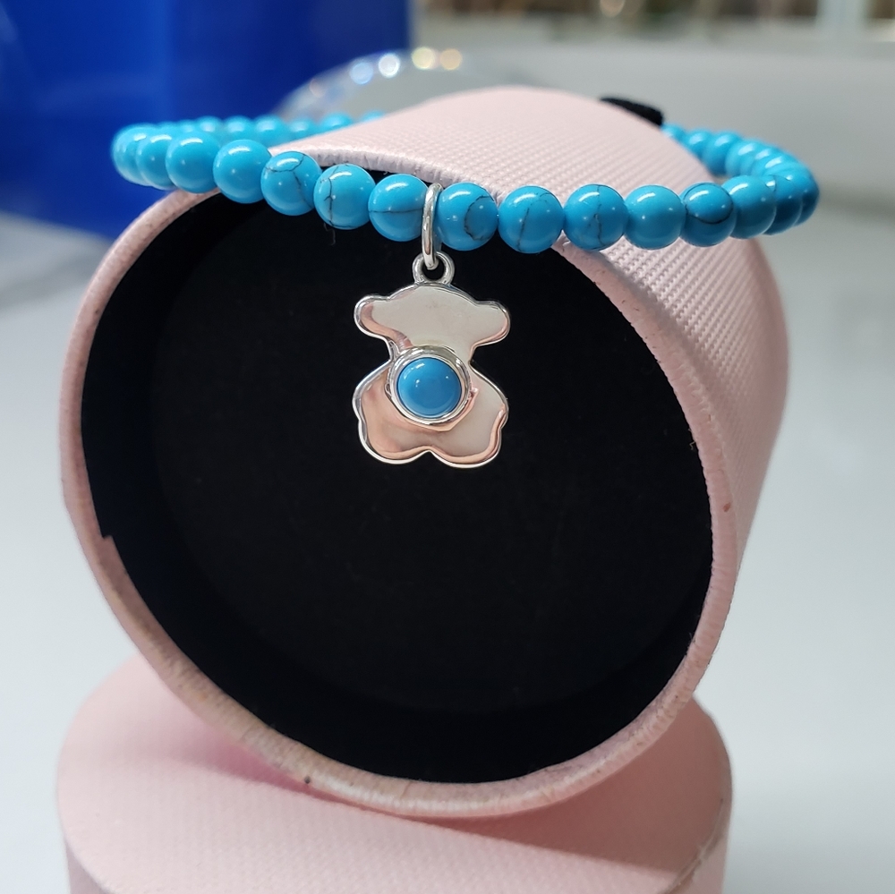 TOUS Super Power Turquoise Ceramic Bracelet